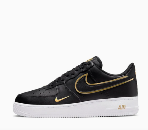 Nike Air Force 1 Black Gold Line