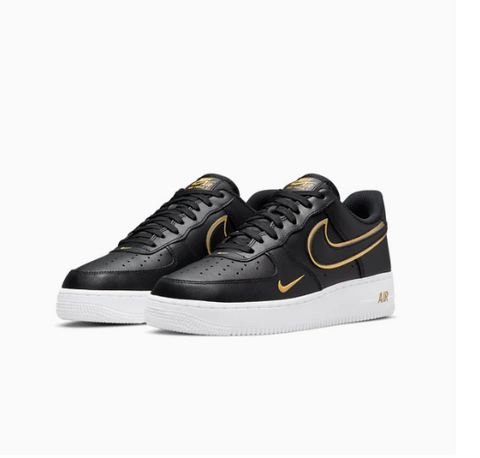 Nike Air Force 1 Black Gold Line